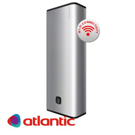 Mултипозиционен Електрически бойлер Atlantic Vertigo Steatite Wi-Fi 100 Silver, 80 литра - 851338
