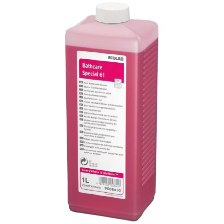 Киселинен почистващ препарат за баня Ecolab Bathcare Special 61 - 1л.