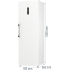 Вертикален фризер Gorenje NoFrost FN619EAW6 - 185 см.