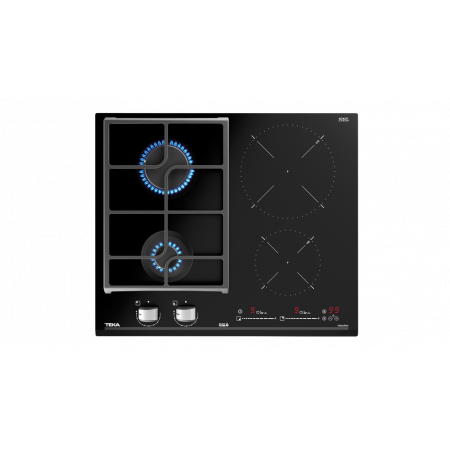 Комбиниран стъклокерамичен плот газ + индукция, iCooking функции TEKA JZC 64322