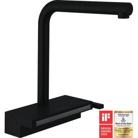 Смесител за кухня hansgrohe Aquno Select M81-H250 matt black