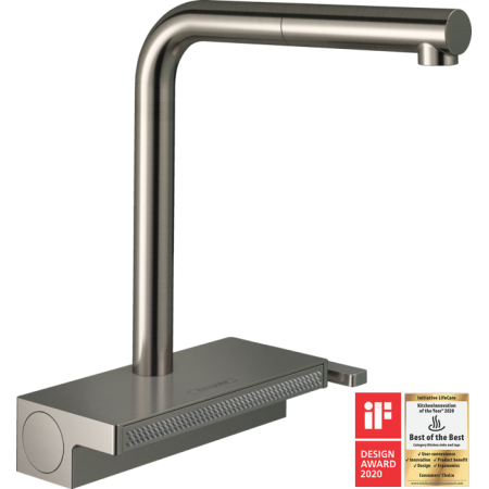 Смесител за кухня Hansgrohe Aquno Select M81-H250, Stainless Steel Finish, pull-out spray, 2jet, sBox