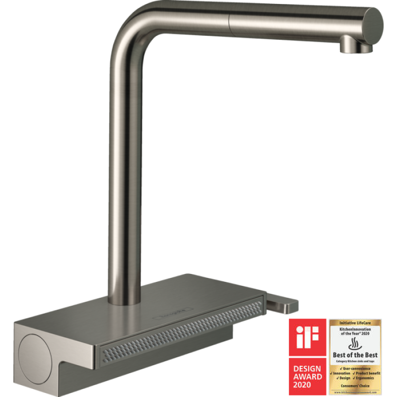 Смесител за кухня Hansgrohe Aquno Select M81-H250, Stainless Steel Finish, pull-out spray, 2jet, sBox Смесител за кухня Hansgrohe Aquno Select M81-H250, Stainless Steel Finish, pull-out spray, 2jet, sBox