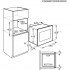 Микровълнова за вграждане AEG MBE2658DEM