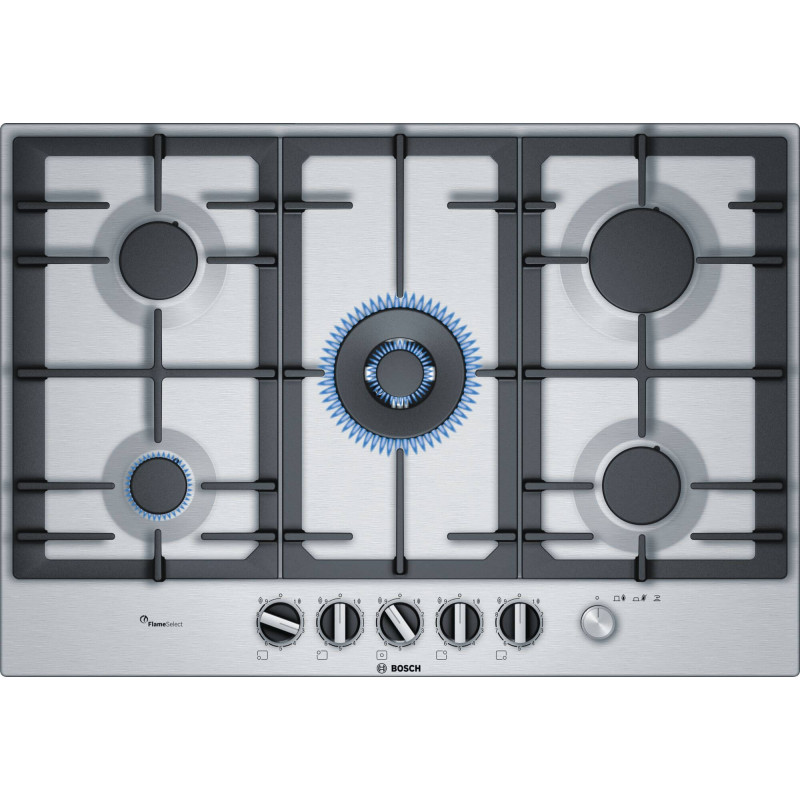 Газов готварски плот BOSCH PCR7A5M90 - Серия 6 Газов готварски плот BOSCH PCR7A5M90 - Серия 6