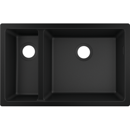 Кухненска мивка за монтаж под плот hansgrohe S510-U635-Graphiteblack