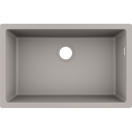 Кухненска мивка за монтаж под плот hansgrohe S510-U660-Concretegrey