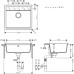 Кухненска мивка hansgrohe S520-F510 Stonegrey