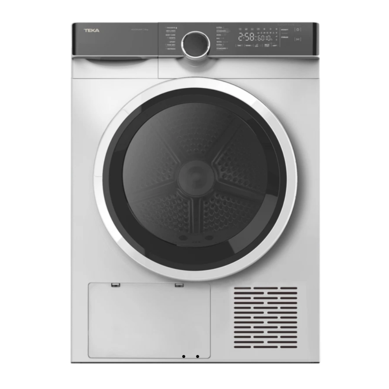 Свободностояща сушилня TEKA SHK 70840 WH - 8 кг, с термопомпа Свободностояща сушилня TEKA SHK 70840 WH - 8 кг, с термопомпа