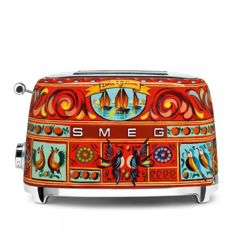 Тостер с дизайн на Dolce & Gabbana SMEG TSF01DGEU Тостер с дизайн на Dolce & Gabbana SMEG TSF01DGEU