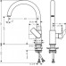 Кухненски смесител hansgrohe Vernis Shape M35 KM 210 1jet chrome