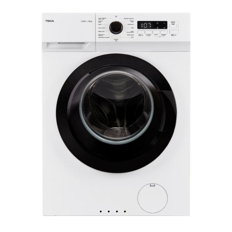 Свободностояща пералня TEKA WMK 40840 WH - 8 кг, 16 програми Свободностояща пералня TEKA WMK 40840 WH - 8 кг, 16 програми