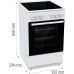 Електрическа печка Gorenje GEC5A61WG - 50 см.