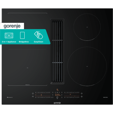 Плот с вграден абсорбатор Gorenje GEH6432BSCWF - 60 см