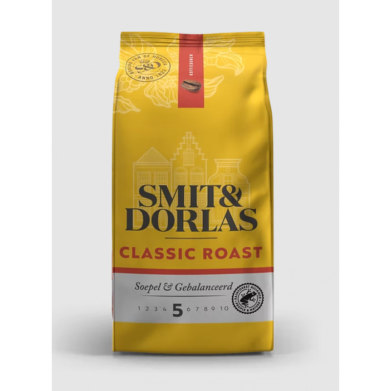 Кафе на зърна Smit&Dorlas №5 Classic Roast 500 гр.