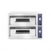Професионална фурна за пица Basic XL 44 Inox 2 камери 12000 W температурен диапазон 50?C - 500?C Hendi 1000x844x(H)745 mm