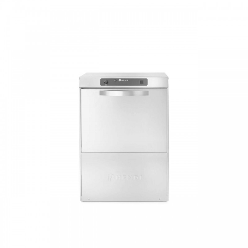 Съдомиялна машина 50x50, електронно управление, HENDI, Profi Line, Сребрист, 400V/4400W, 582x610x(H)822mm