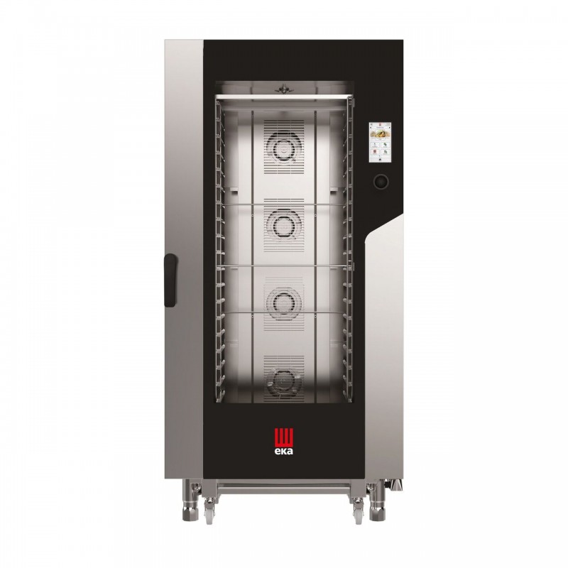 Електрическа фурна с конвекция-пара Millennial Touch Screen Gastro със система за почистване, 20x GN 1/1 - електронно управление, EKA, 400V/31000W, 930x1035x(H)1900mm