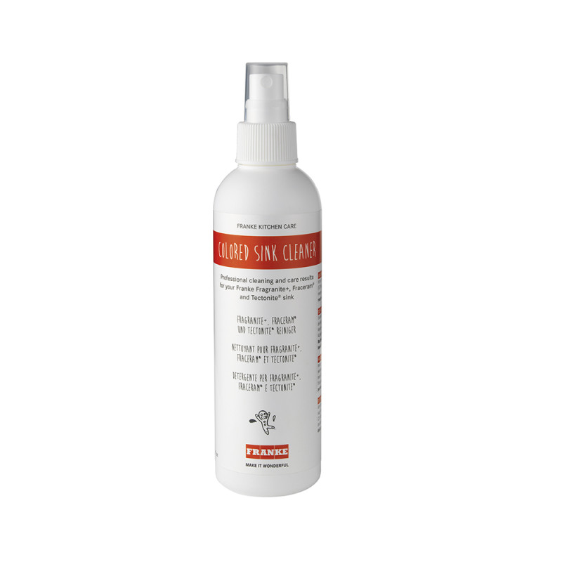 Препарат за почистване на гранитни мивки FRANKE KITCHEN CARE Colored Sink Cleaner 250ml - Cleaner for Препарат за почистване на гранитни мивки FRANKE KITCHEN CARE Colored Sink Cleaner 250ml - Cleaner for