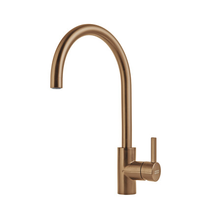 Смесител Tap Eos Neo Swivel spout, PVD, side lever, high pressure, stainless steel, copper