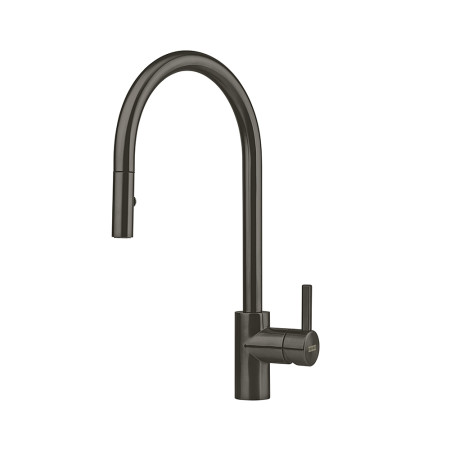 Смесител Tap Eos Neo Pull down spray, PVD, side lever, high pressure, stainless steel, anthracite