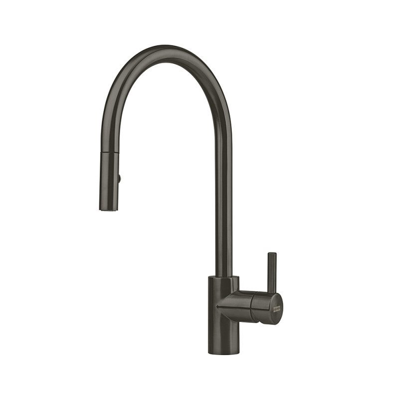 Смесител Tap Eos Neo Pull down spray, PVD, side lever, high pressure, stainless steel, anthracite Смесител Tap Eos Neo Pull down spray, PVD, side lever, high pressure, stainless steel, anthracite