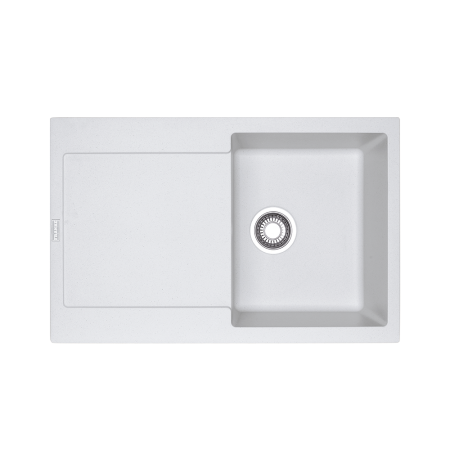 Гранитна мивка INSET MRG 611-78 3 1/2" WWK REV Mwhite