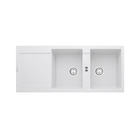 Гранитна мивка INSET MRG 621 3 1/2" WWK REV WOF Mwhite