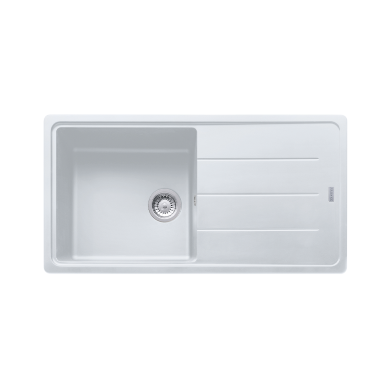 Гранитна мивка INSET BFG 611-97 3 1/2" WWK REV WOF MWhite Гранитна мивка INSET BFG 611-97 3 1/2" WWK REV WOF MWhite