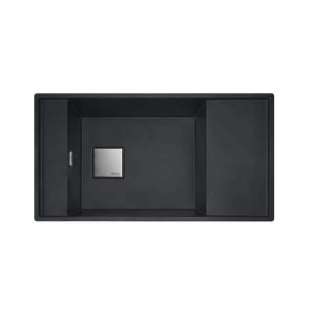 Гранитна мивка Fresno 111-86, 860x458 mm, 3 1/2",WWK, reversible, Onyx
