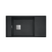 Гранитна мивка Fresno 111-86, 860x458 mm, 3 1/2",WWK, reversible, Onyx