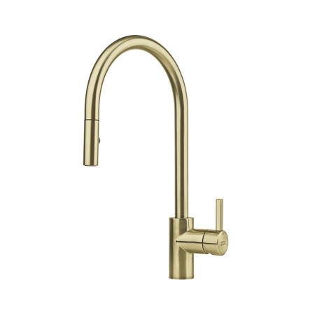 Смесител Tap Eos Neo Pull Down Side, PVD, HP Gold