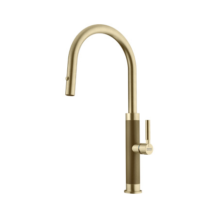 Смесител Mythos Masterpiece PVD J Pull Down Spray Gold