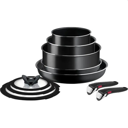 Комплект тигани и тенджери TEFAL L1539053
