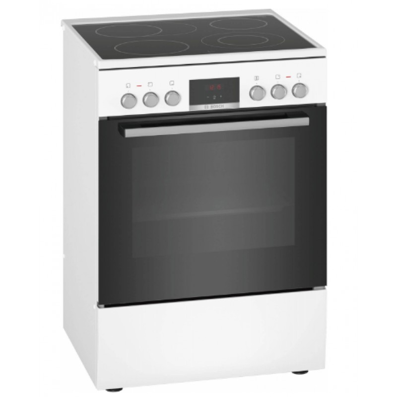 Електрическа готварска печка BOSCH, HKR39C220, 60cm, бяло - Серия 4 Електрическа готварска печка BOSCH, HKR39C220, 60cm, бяло - Серия 4