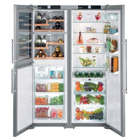 Хладилник с фризер Liebherr  SBSes 8496 Side-by-side Wine BioFresh NoFrost