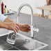 Кухненски смесител, филтрирана, изстудена и газирана вода 31455001